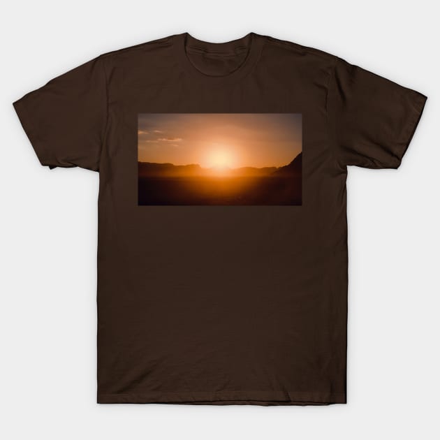 Jordan Wadi Rum Sunset T-Shirt by RubenTeshmar